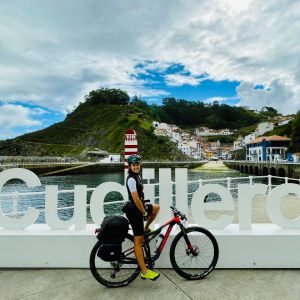 coach inglés madrid marina portero montando en bici